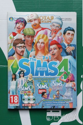 Диск с игрой для ПК | The Sims 4 + The Sims 3 + Каталоги 7в1 (2 DVD 10)

The S. . фото 1