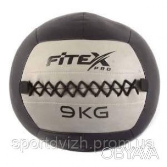 Мягкий набивной мяч (волбол) Fitex 9 кг активно используется в тренировках Кросс. . фото 1