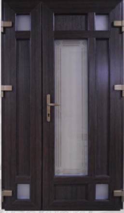 Вхідні двері металопластикові від українського виробника 
Конструкції з ПВХ про. . фото 4