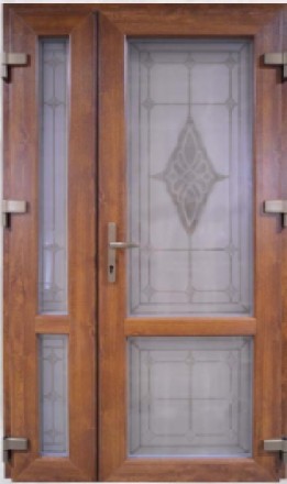 Вхідні двері металопластикові від українського виробника 
Конструкції з ПВХ про. . фото 2