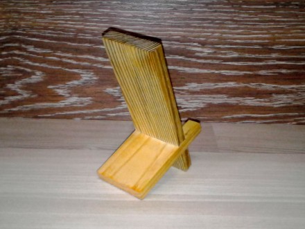 Оригинальная подставка для вашего телефона/смартфона. Изготовлена из древесины, . . фото 6
