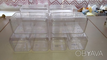 Универсальная пластиковая коробка - контейнер для кондитерских изделий.
Размер . . фото 1