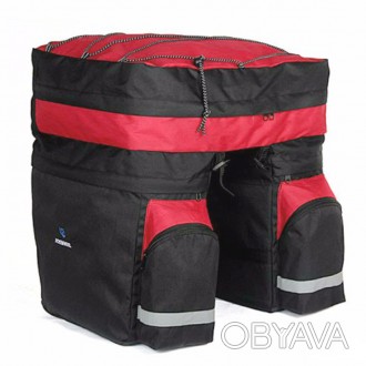 Сумка-штаны на багажник Roswheel 60L, черно-красная
• Общий объем: 60 литров
• Г. . фото 1