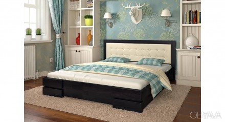 Класичне ліжко з дерева сосна або бук. Розміри і кольори різні.. . фото 2