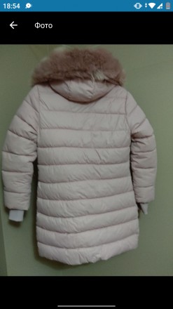 Зимове пальто на синтепоні рожевого кольору розмір XL. Довжина- 80см, рукав від . . фото 3
