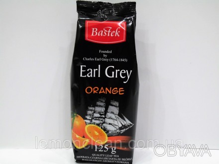 Чай чорний листовий Bastek Earl Grey Orange. Напій з додаванням цедри і олії бер. . фото 1