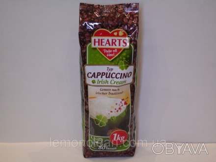 Hearts Cappuccino Irish Cream – розчинний капучіно зі смаком ірландських вершків. . фото 1