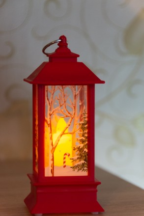 Новогодний фонарик украсит Ваш дом в зимние праздники. Теплый свет, красивый рис. . фото 4