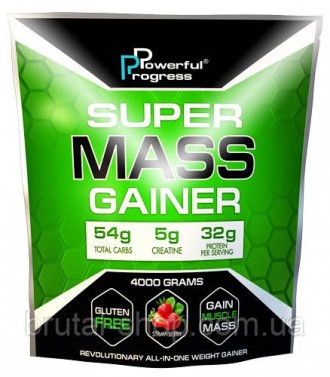 Гейнер Powerful Progress Super Mass Gainer (2kg). Харків. фото 1 Гейнер Powerful Progress Super Mass Gainer (2kg). Харків. фото 1