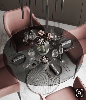 Красивый круглый стол (crown) "Корона" неповторимого дизайна для Вашей. . фото 3
