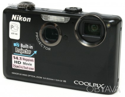 Продаю цифровой фотоаппарат Nikon Coolpix S1100 pj со встроенным проектором.
. . . фото 1