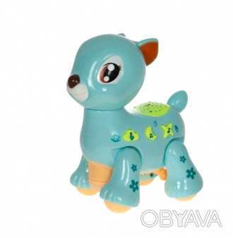 Музыкальная игрушка веселый Голубой "Олень" — персонаж популярного детского
муль. . фото 1