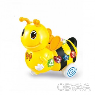 Музыкальная игрушка веселый розовый "Пчелка" — персонаж популярного 
детского му. . фото 1