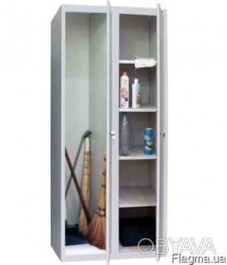 Шкаф хозяйственный металлический для хранения предметов быта.
Высота - 1800 мм;
. . фото 1