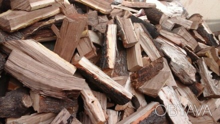 Продаж колотих дров природної деревини (граб, ясен, вільха, береза, дуб). Оплата. . фото 1