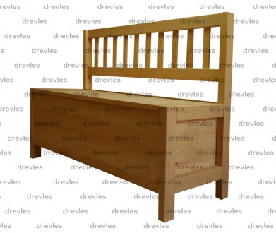 Скамейка деревянная с ящиком для хранения идеально впишется в Ваш интерьер.

Р. . фото 2