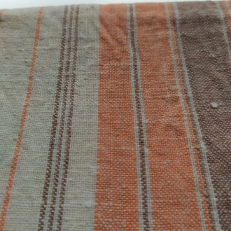 Ткань натуральная льняная полотенечная с цветным рисунком. СССР.
Изготовлена по. . фото 2