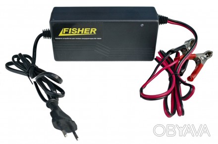 Импульсная зарядка Fisher для гелевых аккумуляторов 90-100Ah
12V - 10A
LED индик. . фото 1