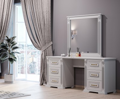 Цена указана за туалетный столик Лорен с зеркалом на главном фото в белом цвете . . фото 4