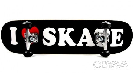 Деревянный скейт "I Love Skate", нагрузка до 85 кг
Скейтборд "Loveskating" в инт. . фото 1