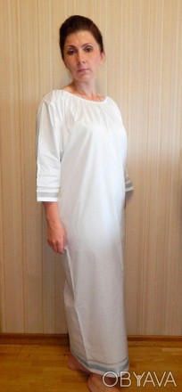 
Рубашка для крещения взрослых, модель "Rebekah Silver" ("Ревекка серебро"). Сор. . фото 1