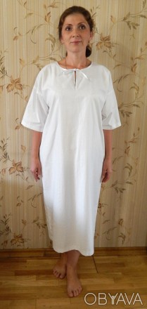 
Рубашка для крещения взрослых. Модель "Leah" ("Лия"). Сукня для хрещення доросл. . фото 1