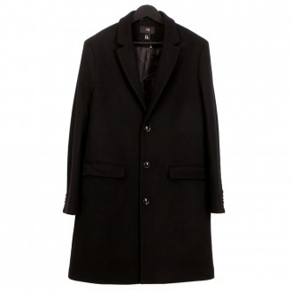 Мужское однобортное шерстяное пальто H&M (Швеция).  
Свободный фасон. Есть . . фото 5