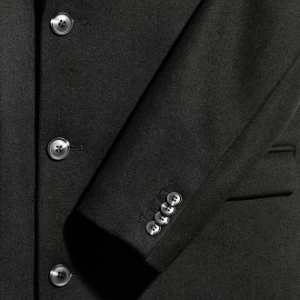 Мужское однобортное шерстяное пальто H&M (Швеция).  
Свободный фасон. Есть . . фото 4
