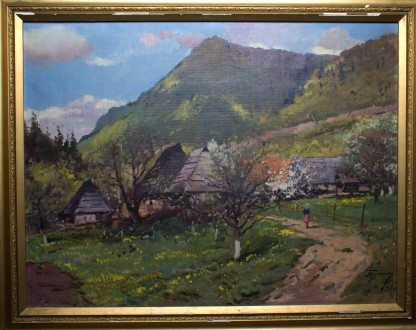 Нар. худ.СССР Бокшай Й.Й. (1891-1975) х.м. раз. 67х 87.5 см. 1960 г. Академик х. Ужгород. фото 1 Нар. худ.СССР Бокшай Й.Й. (1891-1975) х.м. раз. 67х 87.5 см. 1960 г. Академик х. Ужгород. фото 1