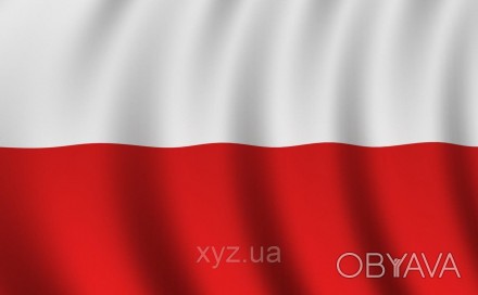 Флаг Польши. Цена указана за размер флага 95х148 см. В стандартном исполнении пр. . фото 1