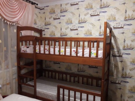 Детская двухъярусная кровать «Карина — Люкс» выполнена из экологически чистой на. . фото 4