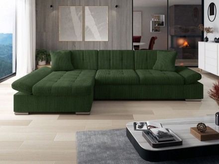 Угловой диван Laviva с ящиком для постельных принадлежностей предлагает комфорт,. . фото 7