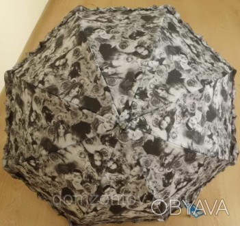 Жіночий парасолька тростина Star Rain з великим куполом "Грибок". Різні кольори . . фото 1