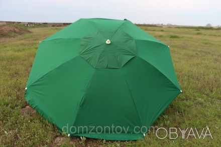 Зонт круглый 3.5м для торговли, летних площадок, кафе, сада из плотной ткани с в. . фото 1