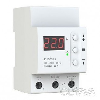 
ZUBR I25 — реле контроля тока. Предназначено для защиты электрической сети пере. . фото 1
