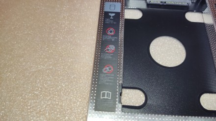 Caddy карман sata для установки в ноутбук второго sata винчестера или SSD накопи. . фото 5