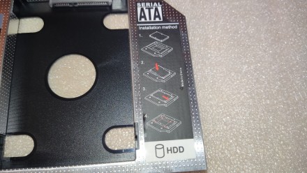Caddy карман sata для установки в ноутбук второго sata винчестера или SSD накопи. . фото 4
