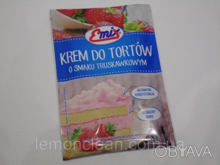 Emix Krem — це полуничний крем у вигляді концентрованого порошку. Приготовлений . . фото 1