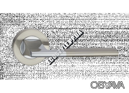 Дверная ручка на розетке MVM Z-1220 SN/CP Ручка – самый значимый аксессуар, кото. . фото 1