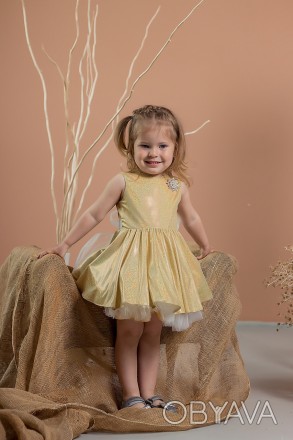 Нарядное детское платье
Детское нарядное платье из ткани Голограмма. В боковых ш. . фото 1