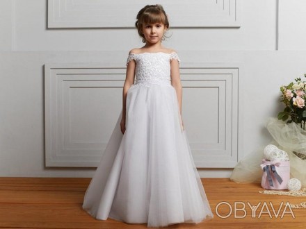 Нарядное детское платье белое
Белое детское платье на корсете покрытом гипюром. . . фото 1