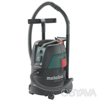 Пилосос Metabo ASA 25 L PC - обладнання для сухого та вологого прибирання різних. . фото 1