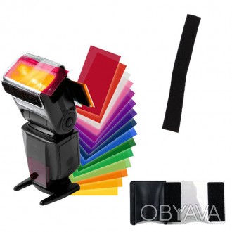 Цветные гелевые фильтры для фотовспышек предназначены для выравнивания цветовой . . фото 1