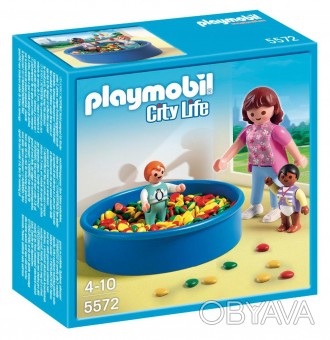 
 Конструктор PLAYMOBIL (Плеймобил) 5572 Детский сад: Игровая площадка с шарикам. . фото 1