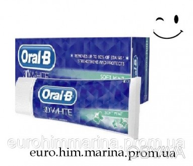 Описание товара: Зубная паста Oral-B 3D White 75 мл
Очищает до 80% поверхности.
. . фото 1