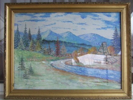 Закарпатская школа Коструб И. раз.70 х 50 см. кар.пастель акрил 1986 г.. Ужгород. фото 1 Закарпатская школа Коструб И. раз.70 х 50 см. кар.пастель акрил 1986 г.. Ужгород. фото 1