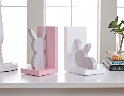 Декор для детской комнаты .Подставка для книг " Кролики "

Размер: 1. . фото 3