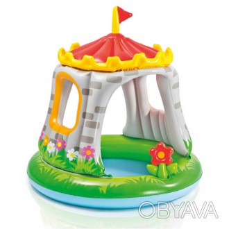 Детский надувной бассейн Intex "Королевский замок" с навесом.
Прелесть этого бас. . фото 1