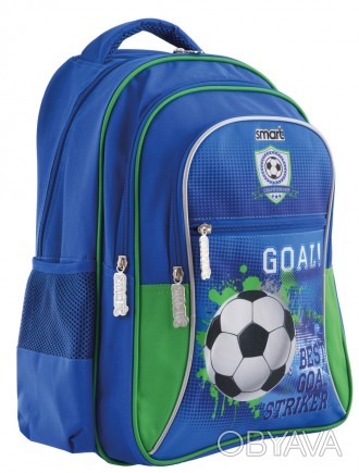 Школьный рюкзак для мальчика первых класов SMART 556825 ZZ-03 Goal
Рюкзак школьн. . фото 1