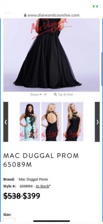 Продается вечернее платье американского бренда Mac Duggal. По всей длине наряд д. . фото 8